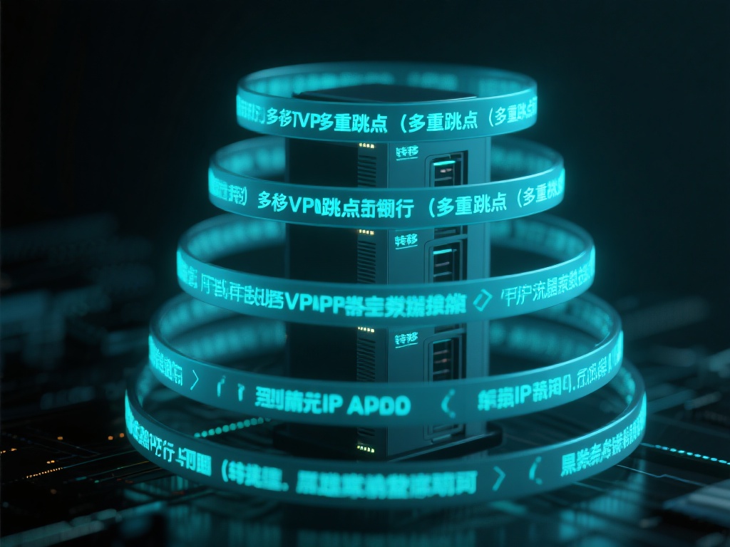 多重VPN跳点加密
资深黑客往往会将自己的流量依